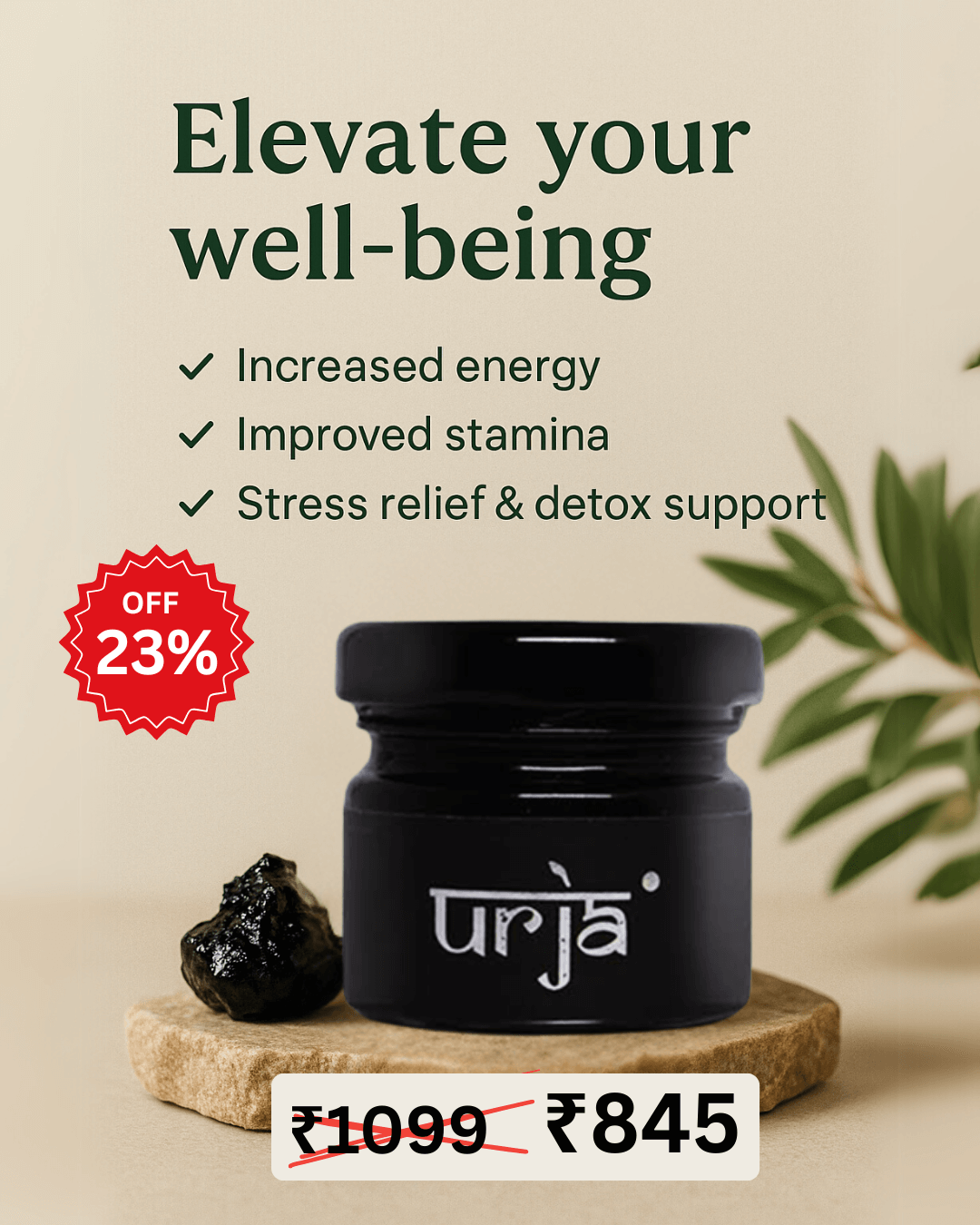 Urja Surya-Tapi Shilajit Resin 