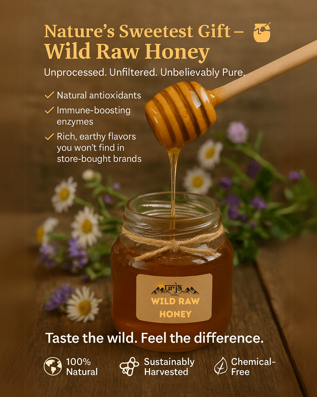 Urja Wild Raw Honey